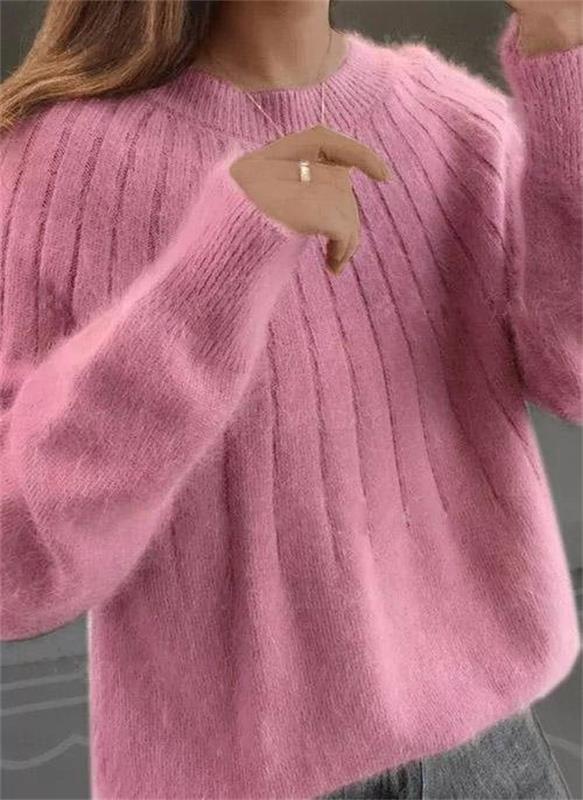 Weicher Kaschmir gestrickter Pullover - Sofie
