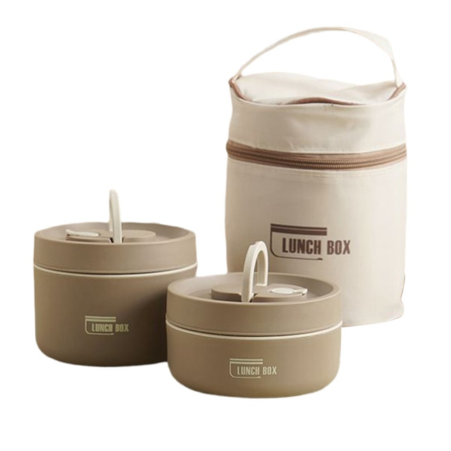 Mehrlagige isolierte Lunchbox mit GRATIS Tragetasche - ThermoBox