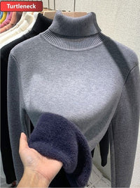 Eloise Samtgefütterter Rollkragenpullover | Stilvoll & warm