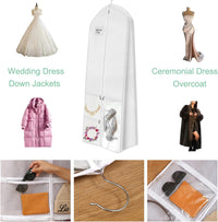 Long Wedding Dress Storage Set – Dustproof Wedding Dress Cover (1+1 FREE)