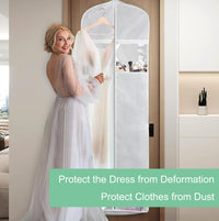 Long Wedding Dress Storage Set – Dustproof Wedding Dress Cover (1+1 FREE)