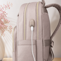 Stijlvolle Tech Rugzak voor Dames – USB & 15.6" – Carriro