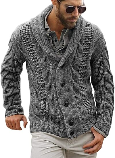 Bequemer gestrickter Herrenpullover - Lucas