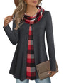 Stilvoller Colorblock Pullover Sweatshirt für Damen - Bella