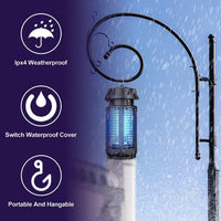 Electric Fly Killer with 20W UV Light and 4200V Grille, IPX4 Waterproof – Zeytra