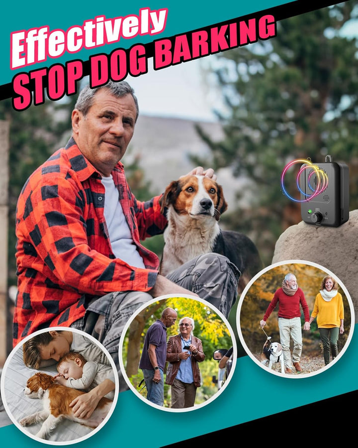 Rechargeable Ultrasonic Anti-Barking Device with a Range of 15 Meters – Calvero