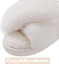 Fuzzy Slippers with Memory Foam - CloudStep