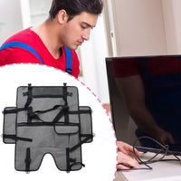 Draagbare Monitorhoes – Beschermende Stofdichte Monitortas met Flanellen Voering – Veynor