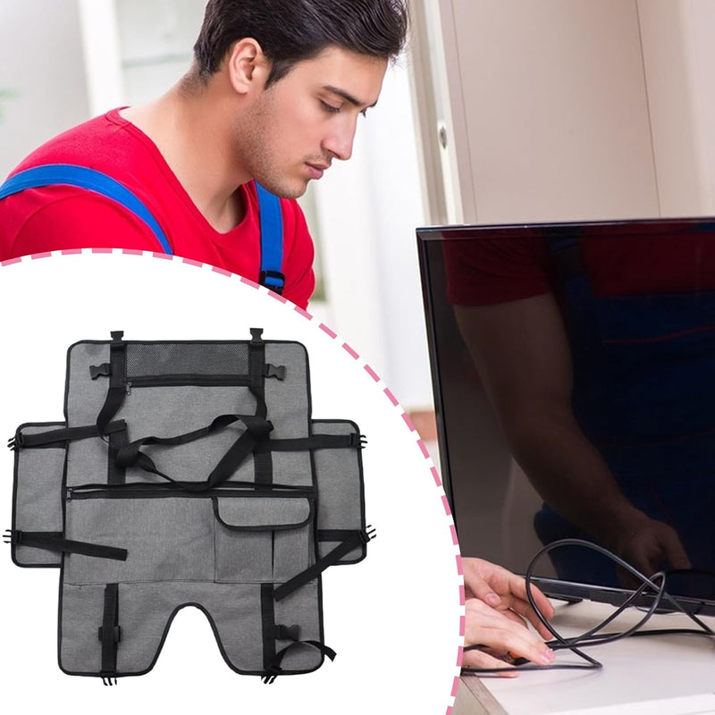 Draagbare Monitorhoes – Beschermende Stofdichte Monitortas met Flanellen Voering – Veynor