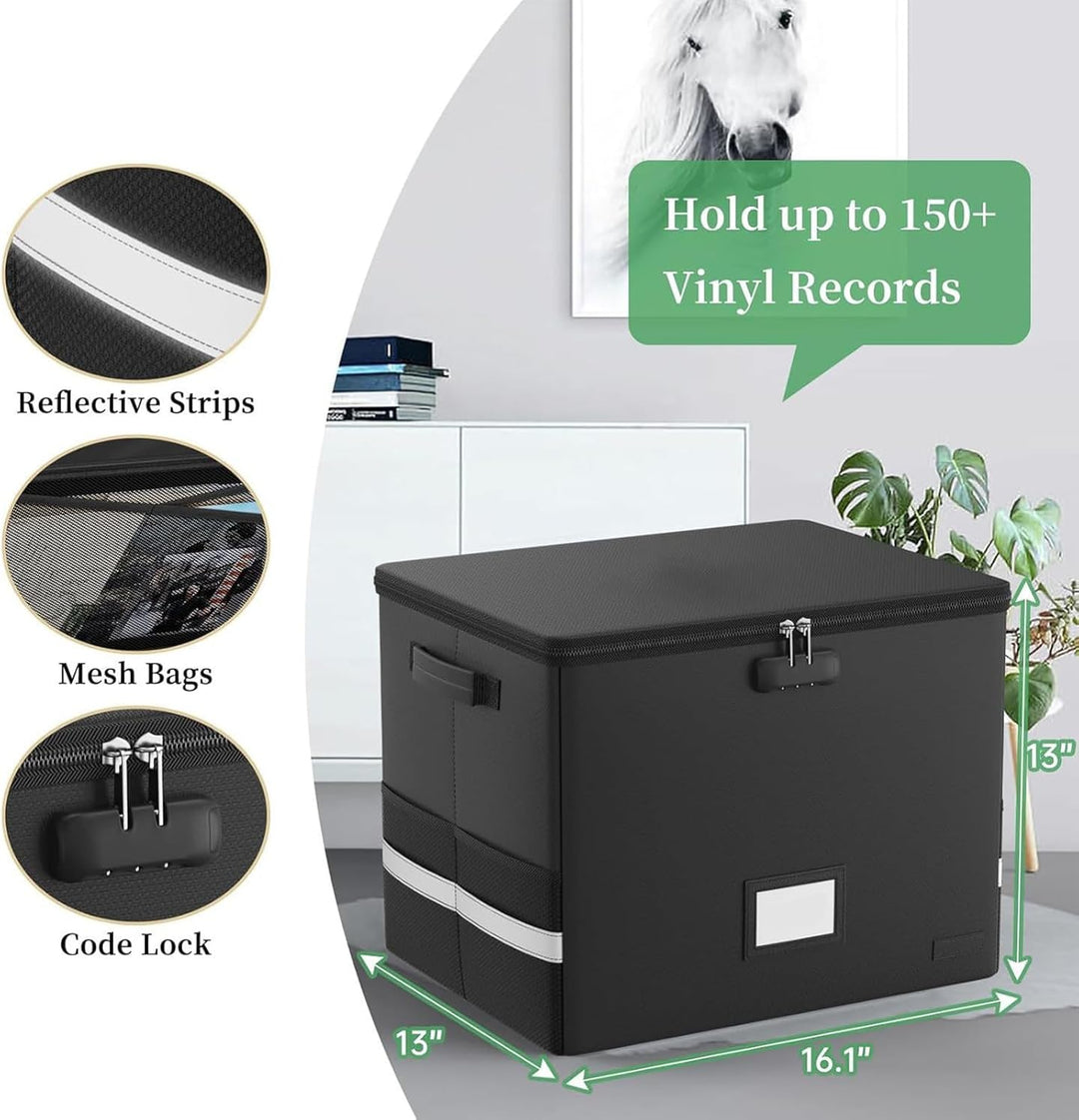 Fireproof Plate Storage Box – Waterproof Storage Box for 150+ 12-Inch Plates – Arcion 