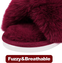 Fuzzy Slippers with Memory Foam - CloudStep