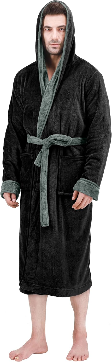Bequemer Herren Fleece Bademantel - Harry