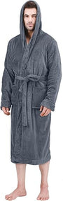 Bequemer Herren Fleece Bademantel - Harry