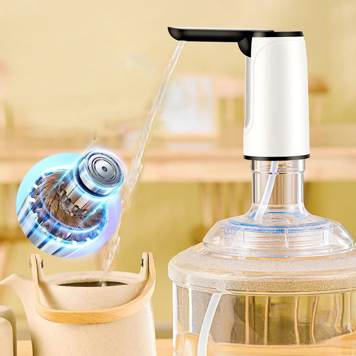 Tragbarer USB-wiederaufladbarer Wasserspender – Hydravo