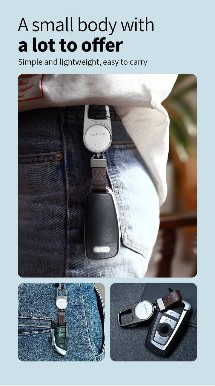 Slimme Anti-Verlies Locator Sleutelhanger – Realtime Tracking met Zoek Mijn – Zeyora