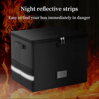 Fireproof Plate Storage Box – Waterproof Storage Box for 150+ 12-Inch Plates – Arcion 