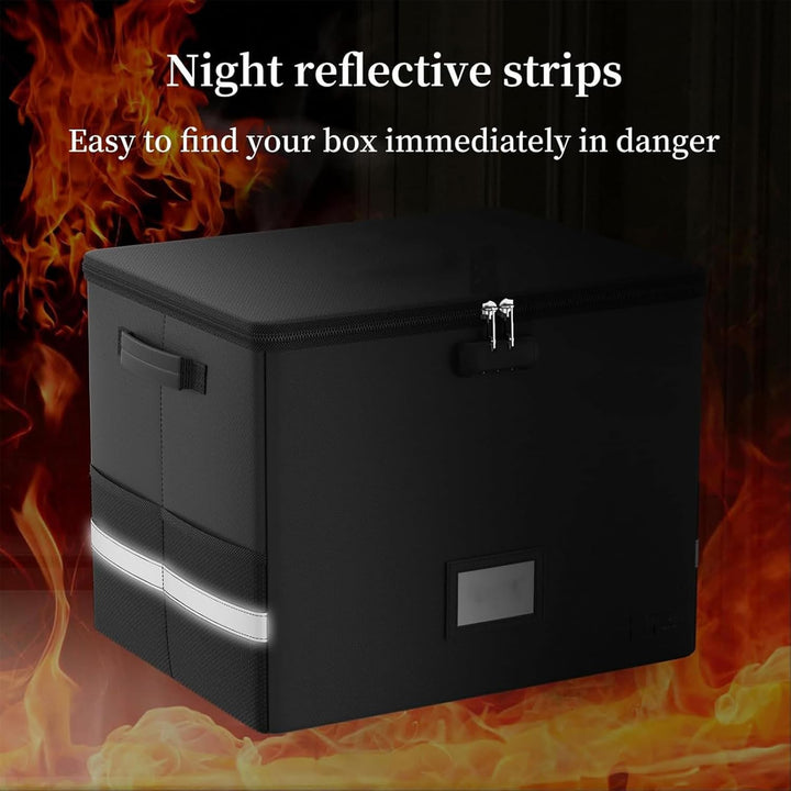 Fireproof Plate Storage Box – Waterproof Storage Box for 150+ 12-Inch Plates – Arcion 
