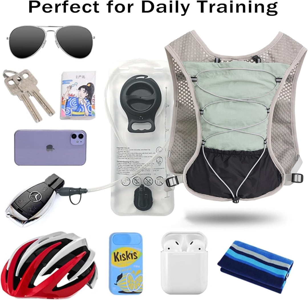 Ultra-Light Hydration Running Vest with 2L Water Reservoir – Dravien