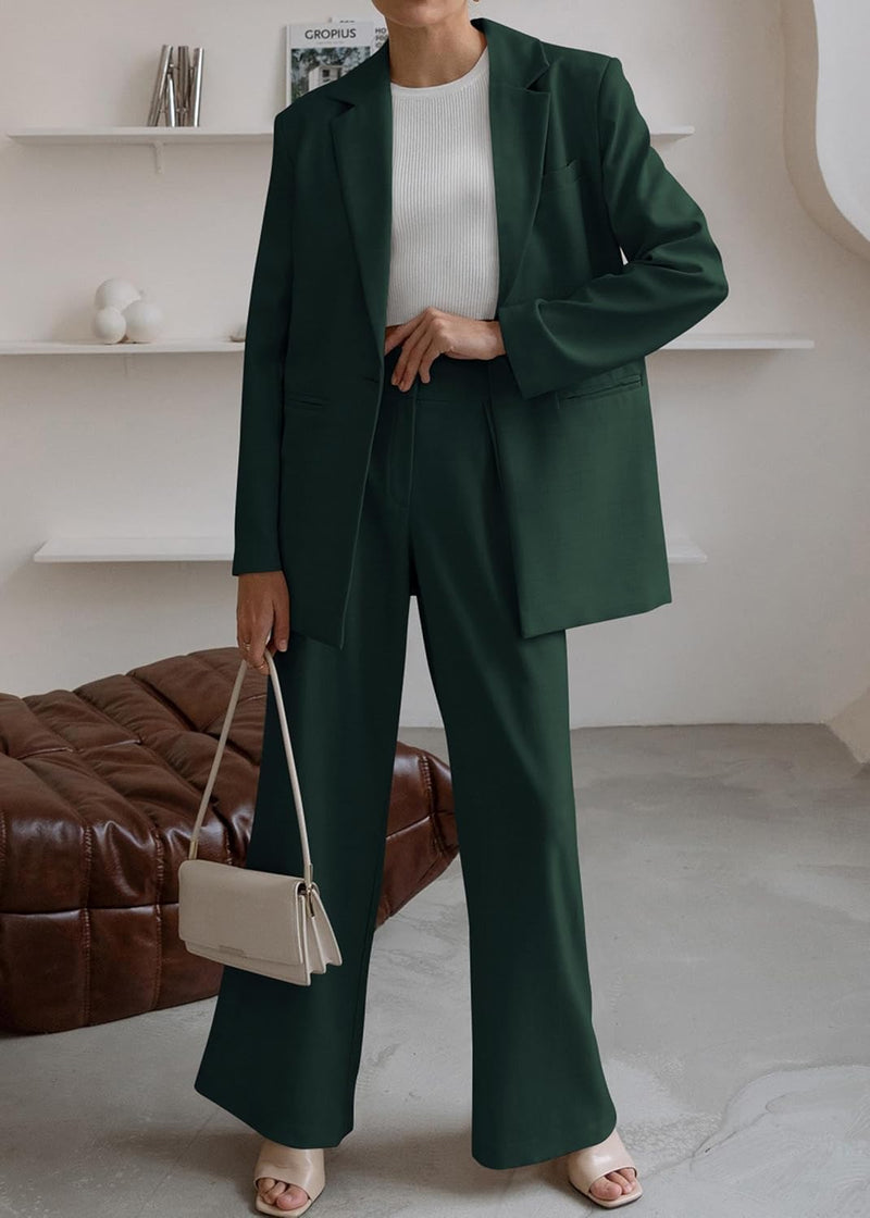 Stijlvolle Blazer en Pantalon Set - Mia