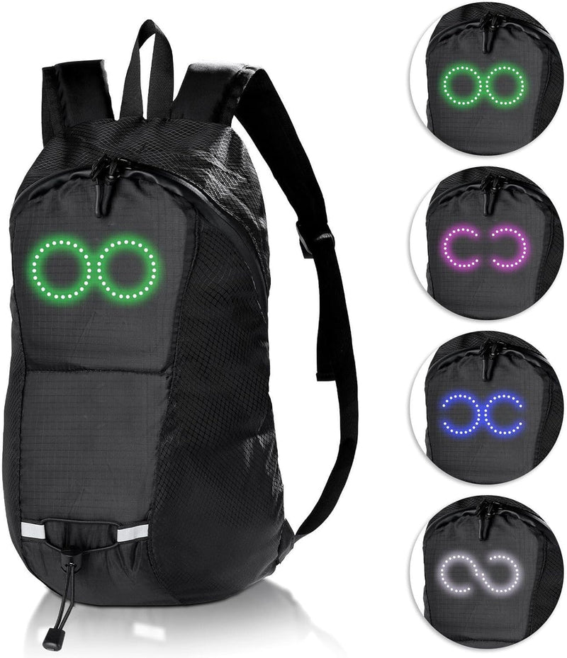 LED Reisrugzak – Waterdichte Lichtgevende Rugzak met Muziekresponsieve Verlichting – Nexora