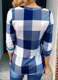 Stilvolle Casual Kariertes Damenhemd - Lara