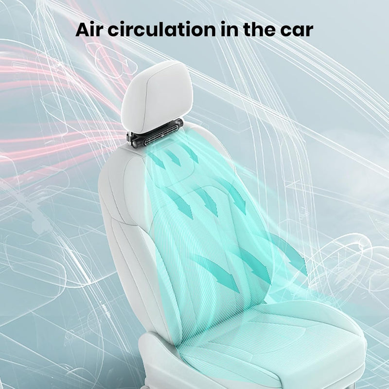 3 Speed ​​USB Car Cooling Fan &amp; Headrest Mount – AutoBreeze