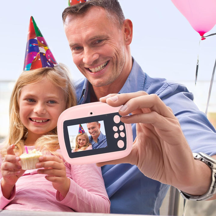 Print Kids Camera with Dual Lens, HD Video and Creative Set – Lymora