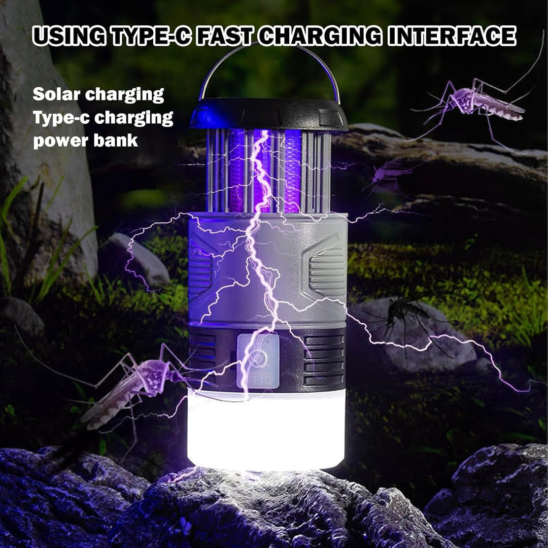 Solar Powered Fly Trap Lamp with UV Lamp – Zynora 