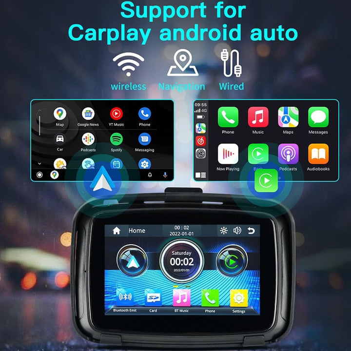 Draagbare motormonitor met 5" (12,7 cm) IPS-scherm – RideMate