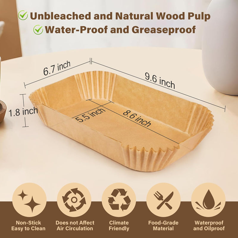 Antiaanbak Wegwerp Airfryer Liners - EasyCrisp