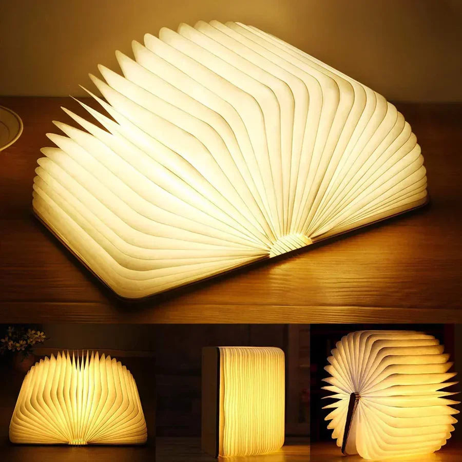 Opvouwbare Boekenlamp met Warme LED-Verlichting - StoryGlow