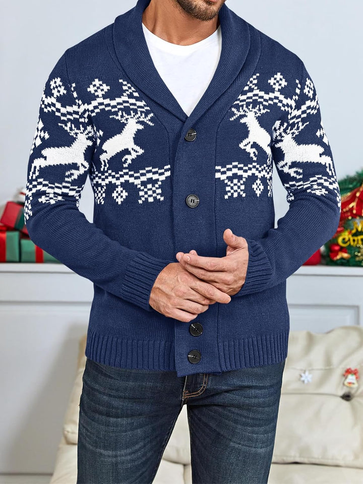 Bequemer gestrickter Herrenpullover - Lucas