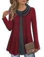 Stilvoller Colorblock Pullover Sweatshirt für Damen - Bella