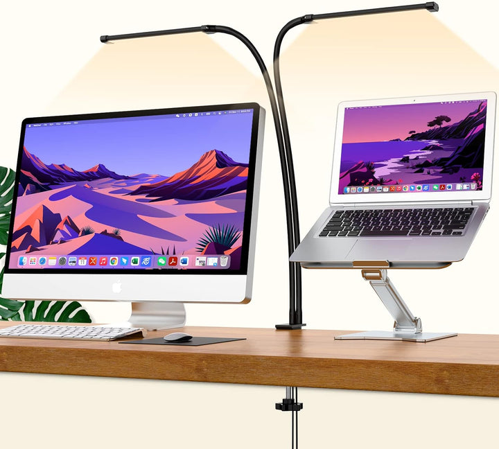 77 LED Bureau Klem Lamp met 70cm Flexibele Hals – Ravien