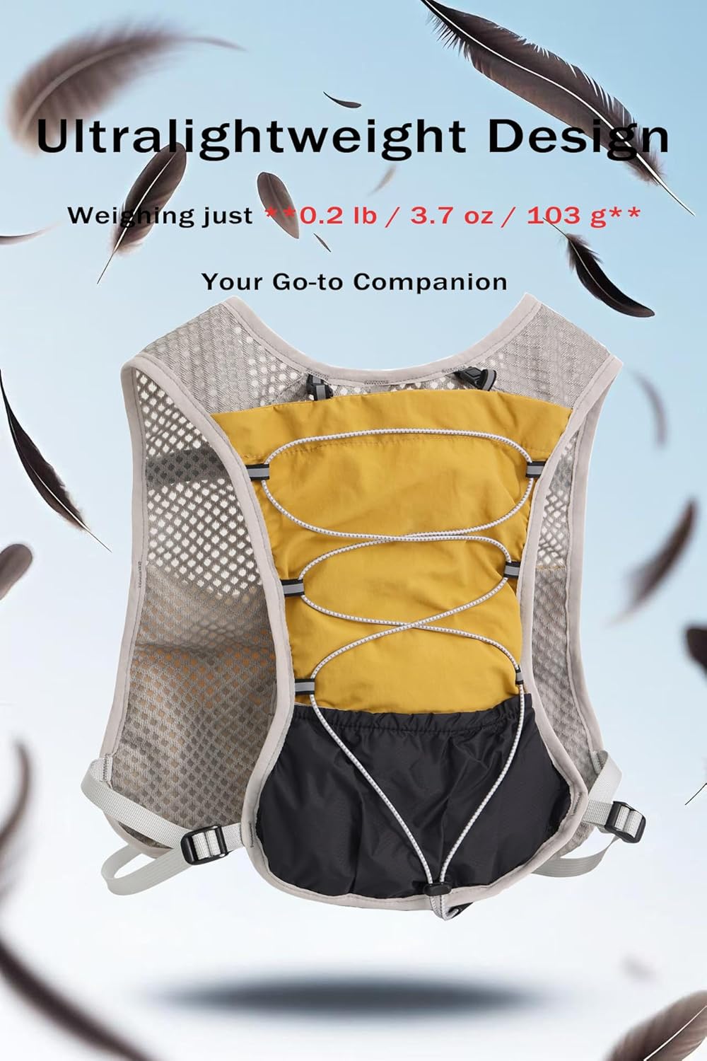 Ultra-Light Hydration Running Vest with 2L Water Reservoir – Dravien