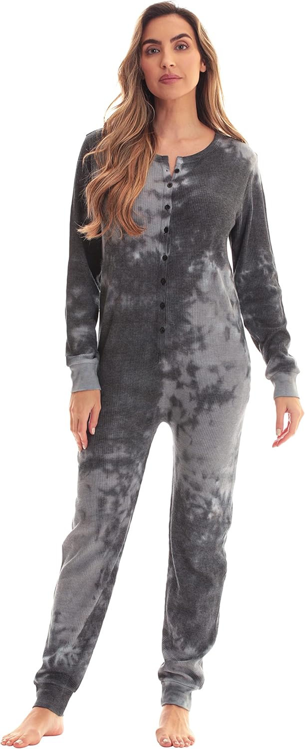 Thermo-Onesie mit Rundhalsausschnitt - CozyPlaid