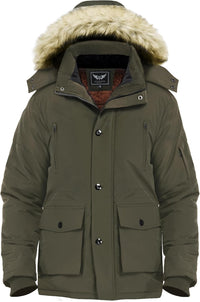 Winterjas met Afneembare Capuchon voor Heren - Gabriel