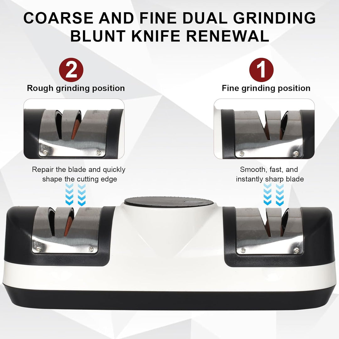 Electric knife sharpener with 3 speeds and LED display – EdgeMaster