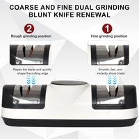 Electric knife sharpener with 3 speeds and LED display – EdgeMaster