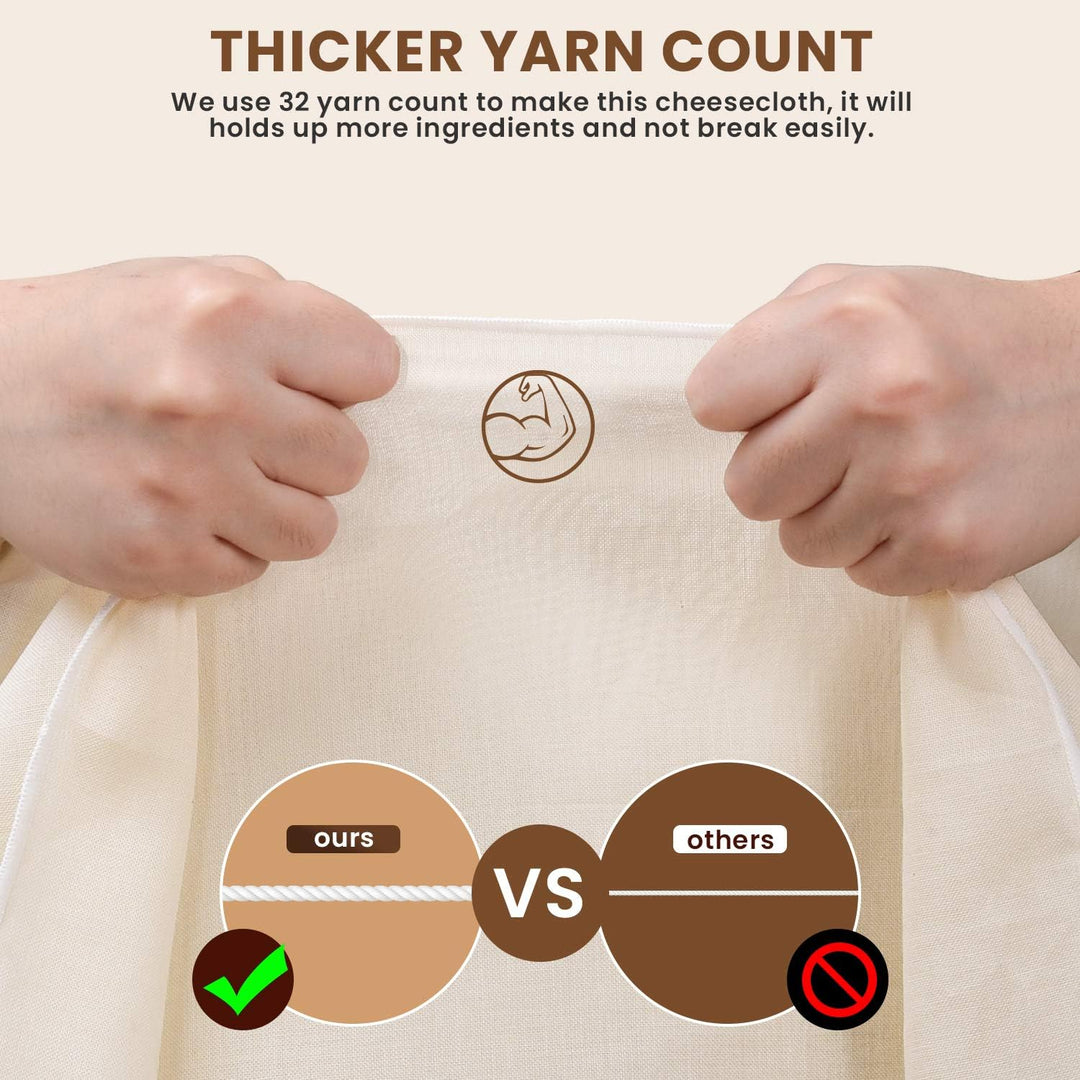 Ultra-fijne Voorverpakte Kaasdoek - CheeseCraft