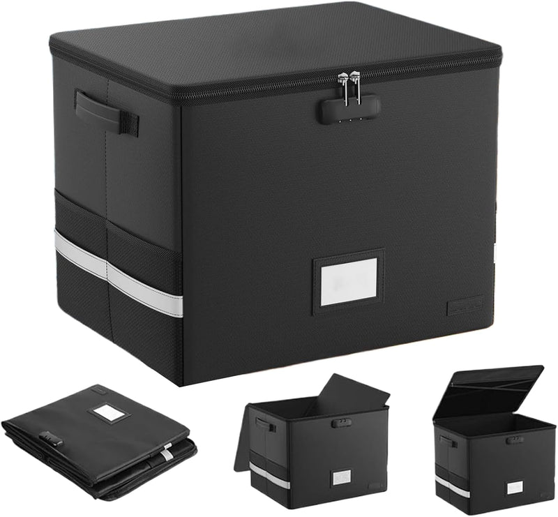 Fireproof Plate Storage Box – Waterproof Storage Box for 150+ 12-Inch Plates – Arcion 