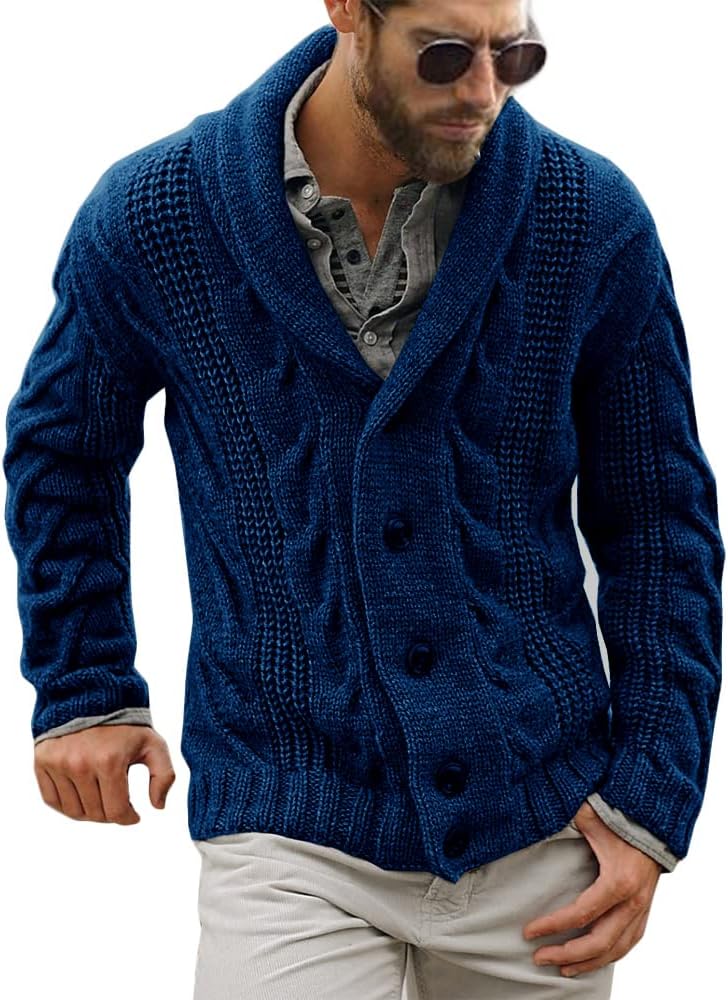 Bequemer gestrickter Herrenpullover - Lucas
