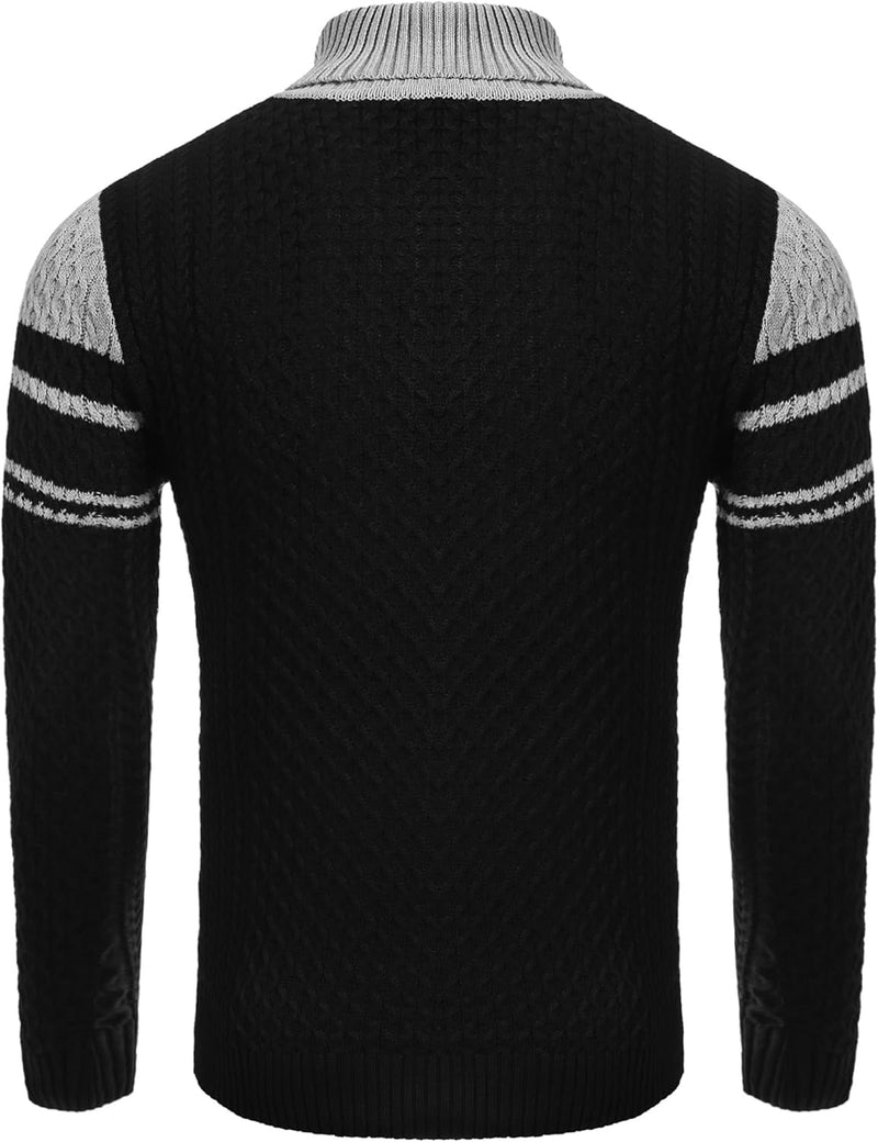 Lässiger Herren-Strickrollkragenpullover - Sander