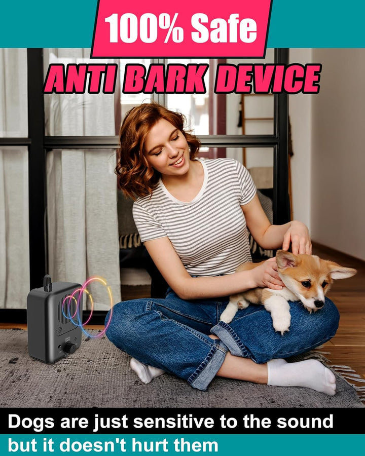 Rechargeable Ultrasonic Anti-Barking Device with a Range of 15 Meters – Calvero