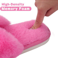 Fuzzy Slippers with Memory Foam - CloudStep
