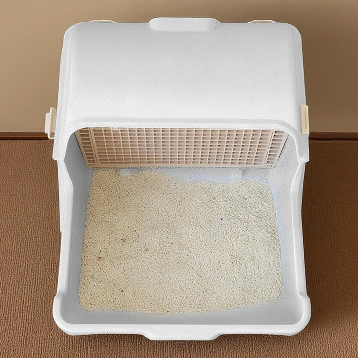 Automatische Geurloze Kattenbak met Open-Top Ontwerp – Felvora