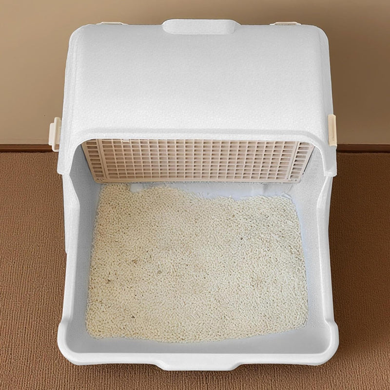 Automatische Geurloze Kattenbak met Open-Top Ontwerp – Felvora