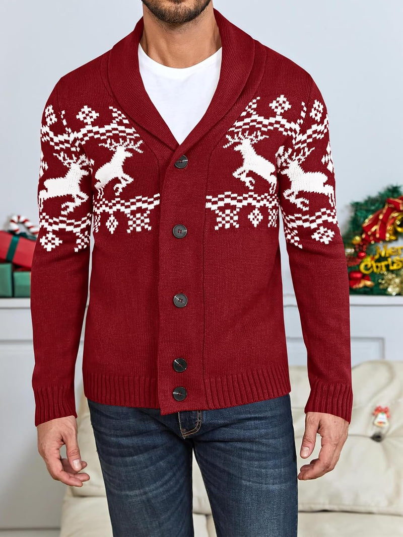 Bequemer gestrickter Herrenpullover - Lucas