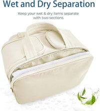 Reis Make-up Tas – Grote Waterdichte Toilettas en Make-uporganizer (4-in-1) – Selvane