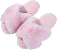 Fuzzy Slippers with Memory Foam - CloudStep